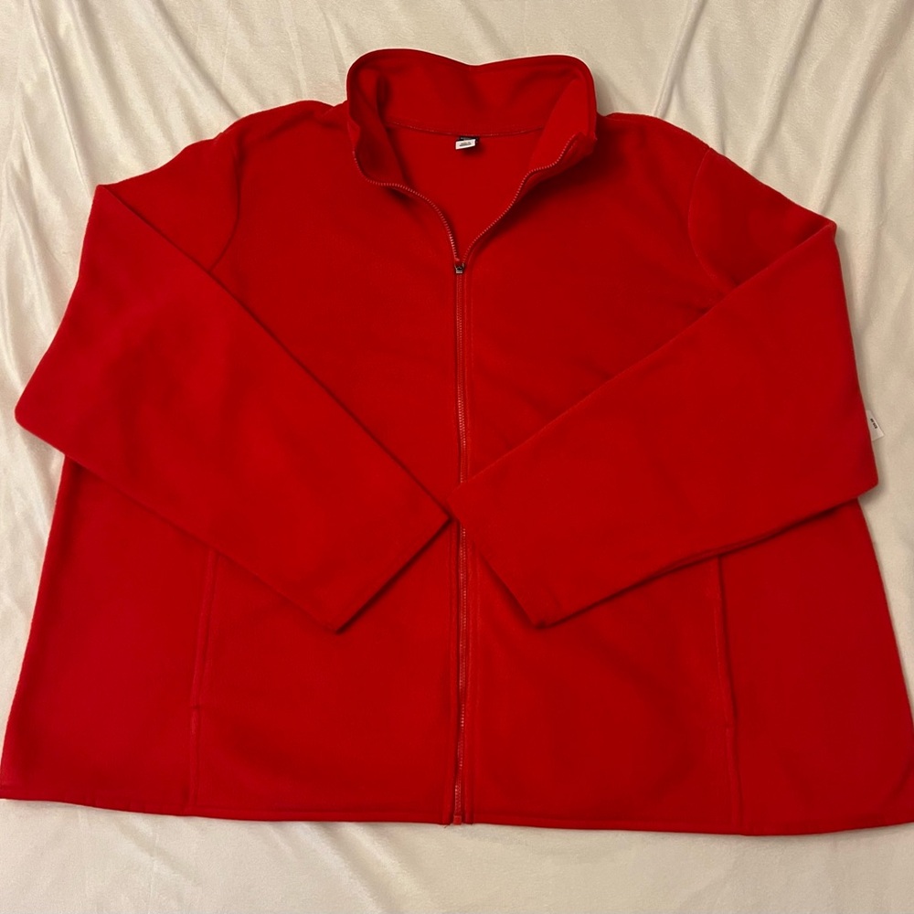 Old Navy Red Performance Fleece Jacket - Picture 2 of 6